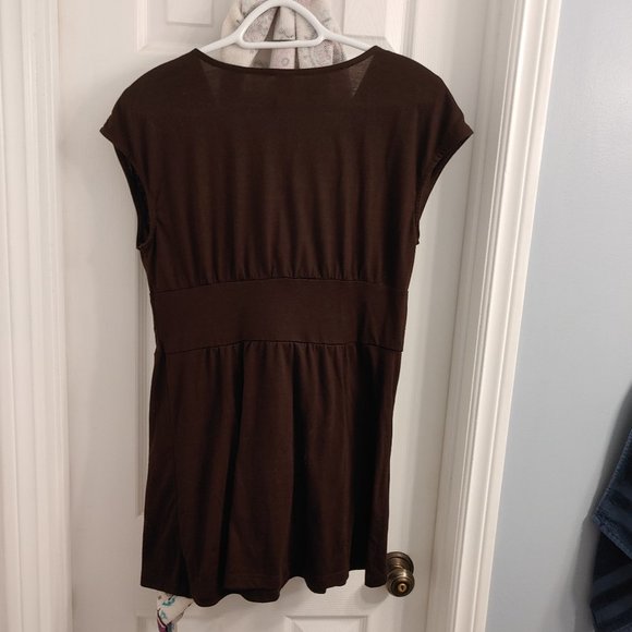 Faux Belt Tunic Top - Picture 2 of 5